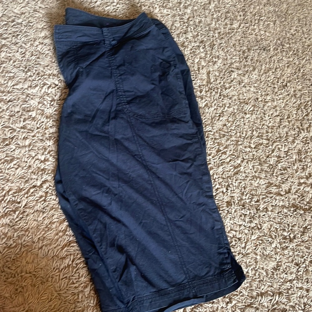 Lane Bryant Cotton Capris black
